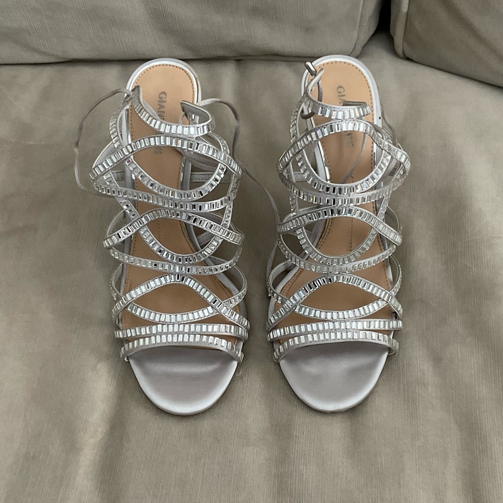 Gianni Bini Silver Dress Sandals